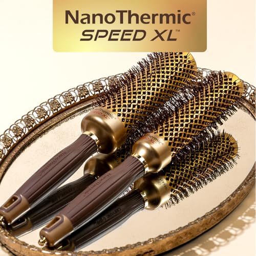 Olivia Garden NanoThermic Ceramic Ion Speed XL Round Hair Brush 2.75" Professional Blowout