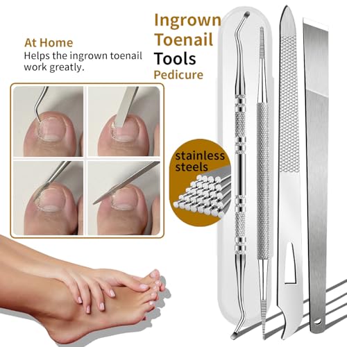 Ingrown Toenail Removal Kit - 6-Piece Professional Pedicure Tools