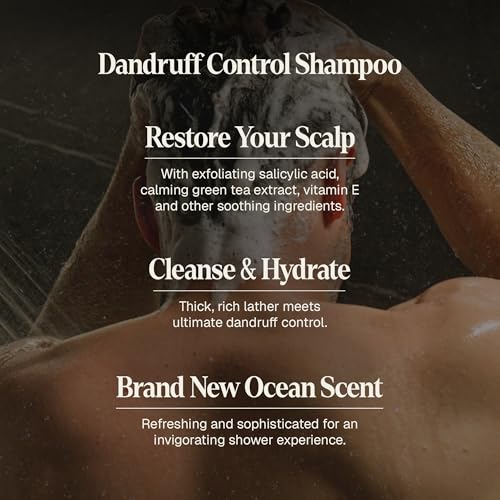 Black Wolf 4-Piece Skincare and Hair Gift Set for Men ? Anti-Dandruff Shampoo, Moisturizing Body Wash, Face Moisturizer, Daily Conditioner - Skin Care Kit for All Dry Types