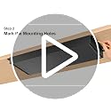 Under Desk Drawer,20.1 inch Carbon Steel Slide-Out Table Storage