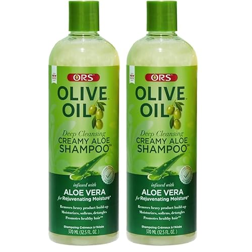 ORS Olive Oil Moisture Restore Creamy Aloe Shampoo (Pack of 2)