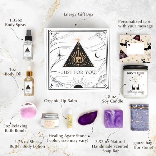 Women’s Self Care Gift Basket Spa Set Stress Relief & Relaxation Gifts