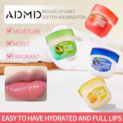 24 Pack Assorted Fruit Lip Balm Set - Hydrating, Moisturizing Lip Care, 1 Count