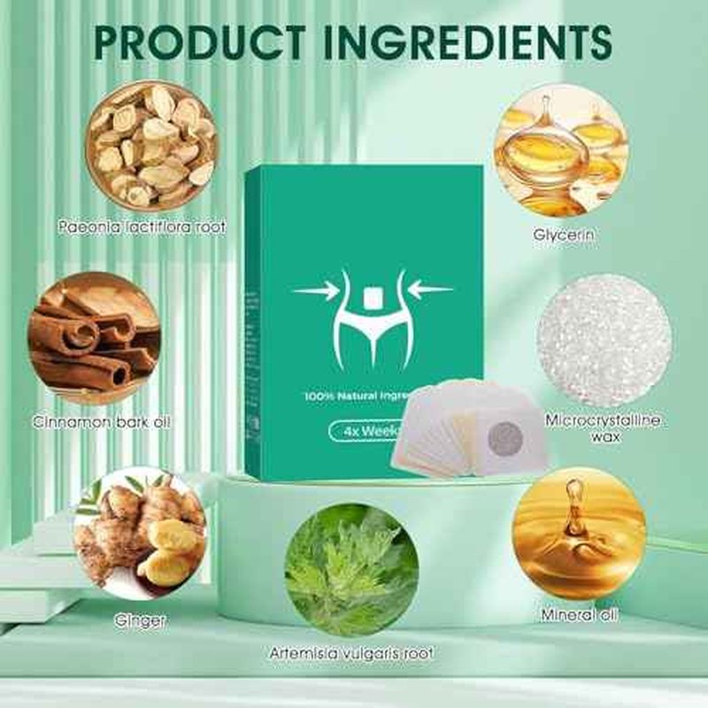Body Patch, Patches for Women, Natural Ingredients for Body, Mild, Safe & Effective, for All Skin Types (2Box-60Pcs)