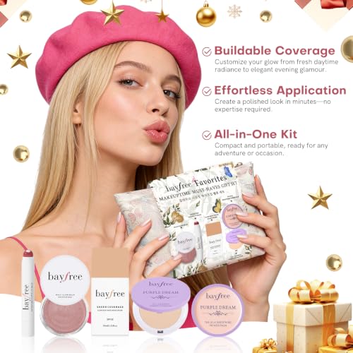 Bayfree 5-Piece Makeup Set for Women with Travel Bag - SET02