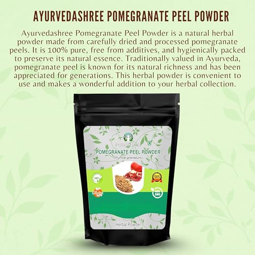 Pomegranate Peel Powder 200 Gm | Antioxidant for Skin | Promotes Youthful Skin | Natural Punica Granatum | Gluten Free & Non GMO | Skin Care