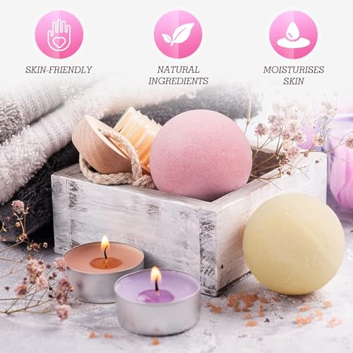 Bath Bombs Gift Set,16Pcs Organic Bath Bombs for Women Relaxing Bath Gifts for Women,Her on Birthday,Christmas