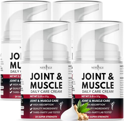 Vitamin B6 MSM Boswellia Soothing Cream 2oz Pack of 4 - Non-Greasy Topical Support
