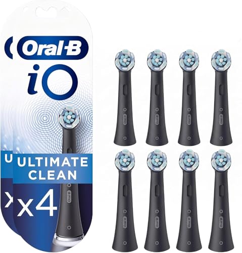 Oral-B iO Ultimate Clean Replacement Toothbrush Heads 8 Pack - Deep Plaque Removal