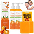 Persimmon Soap & Body Wash Set for Sensitive Skin - Odor Control, 2 Piece