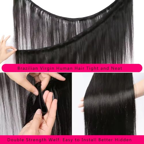 Natural Color 20/22/24 Inch Straight Human Hair Bundles Virgin Brazilian Remy Hair