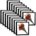Ripeng 16 Pack 8x8 Inch Deep Shadow Box Frames - Black Wall Display Cases