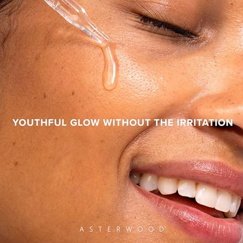Asterwood Bakuchiol Serum for Face - Retinol Alternative - Plumping, Anti-Aging, Wrinkle Reducing - Fragrance-Free - 1 Fl Oz