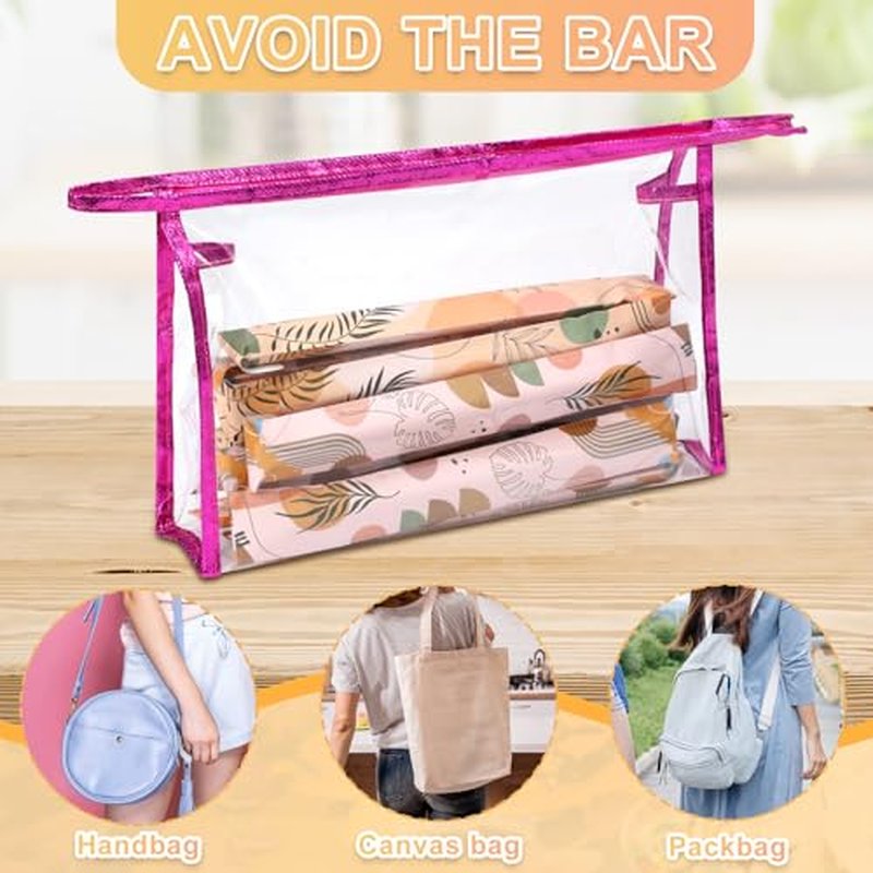 94 Pcs Boho Travel Tube Includes 30 Plastic Tube for Women Containers 60 Self Adhesive Wrappers 1 Storage Bag 2 Funnels 1 Brush