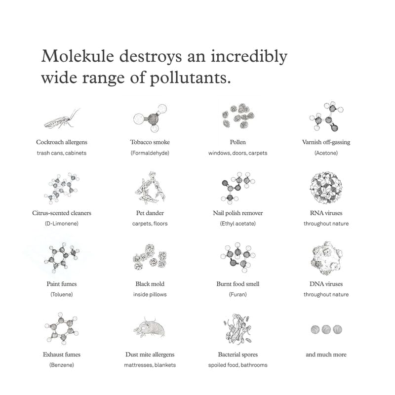 Molekule Air Pre-Filter Replacement, 2-Pack