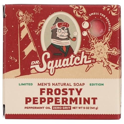 Dr. Squatch Limited Edition Bars (Frosty Peppermint), 5 ounces