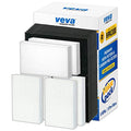 VEVA 6-Pack HEPA Air Filter Replacement with 8 Pre-Cut Carbon Filters for Honeywell HPA300