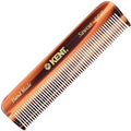 Kent Tortoise Fine Tooth Handmade Pocket Comb 3 Pack Tortoise Shell Style
