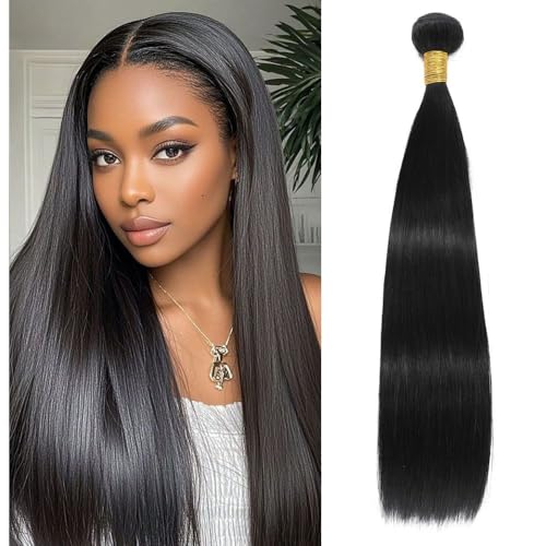 Mironica 20 Inch Straight Human Hair Extensions | 12A Quality, Soft & Natural