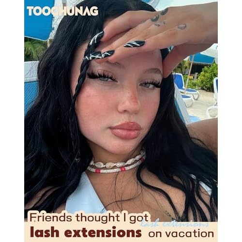 Manga Lash Clusters Anime Eyelash Clusters Volume Cluster Eyelash Extensions 12-18mm Thick Spiky Lashes Clusters 144pcs Cluster Lashes Individual DIY Lash Extension by TOOCHUNAG