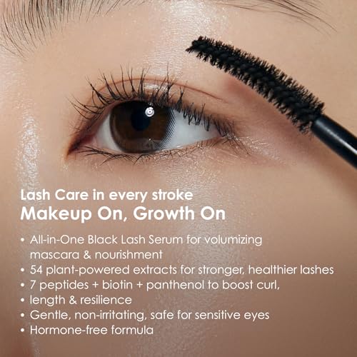 Eyelash Care Essentials: Lash Serum + Black Serum, Day & Night Care, Get Fuller and Thicker, Non-prostaglandin, Non-irritated formula, Safe to Using on Eyes