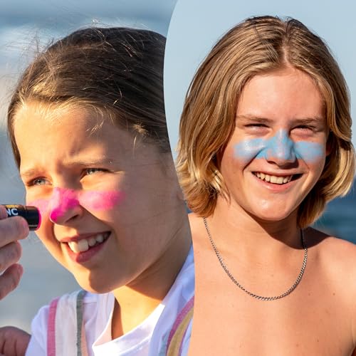 Sun Zapper Zinc Sunscreen Stick Beach 4-Pack SPF 50+ ? Mineral Sunscreen Sticks for Face, Water Resistant Zinc Sunblock for Kids and Family, Travel Size 12g (0.42 oz), Australian Made