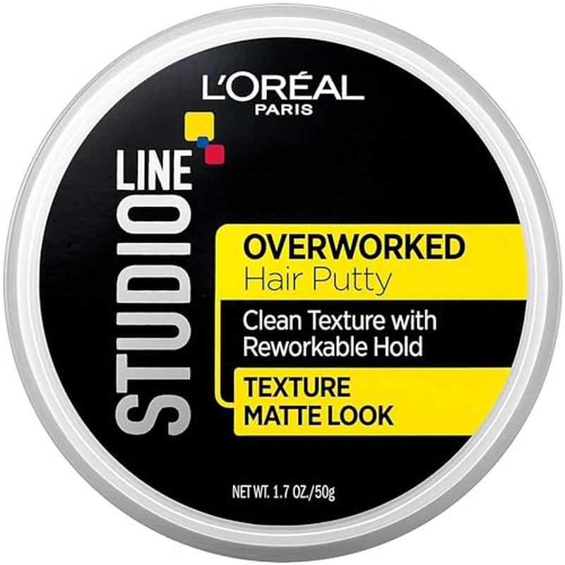 L¡¯Oreal Paris Studio Putty Overworked 1.7 Ounce (50ml) (6 Pack)