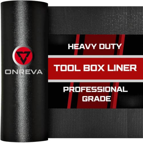 Heavy-Duty Tool Box Liner 30in x 22ft 4mm Thick Non-Slip Protective Mat for Drawers & Shelves