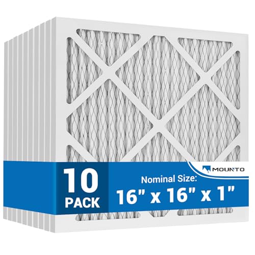 Mounto 10-Pack Pre-Filter Replacements for HEPA 500 Air Scrubber - Dust Capture & Filter Extension
