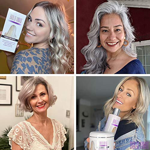 Purple Shampoo & Conditioner Duo for Blonde Hair - Brass Banishing, Sulfate-Free, Vegan