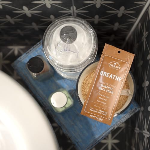 Mineral Bath Soak Pack of 12 - Lemon Mint Scented Relaxation & Cold Relief