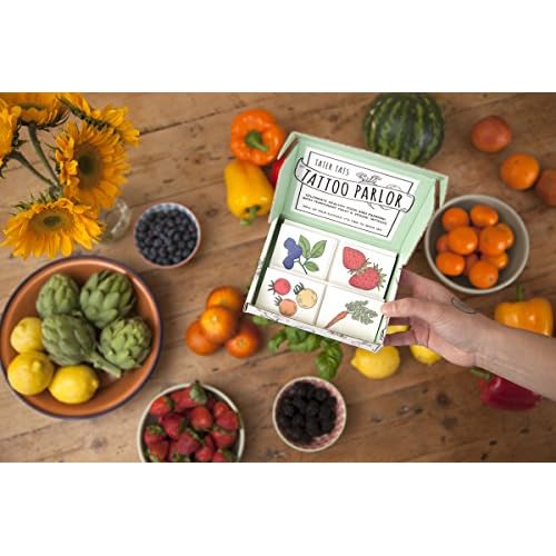Pop-Up Tattoo Parlor: 100 Temporary Vegetable Tattoos