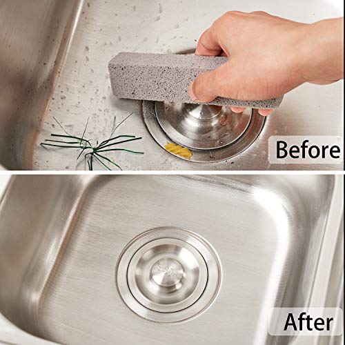 Chinco 200 Pcs Pumice Sticks for Cleaning, Rust, Lime & Hard Water Removal