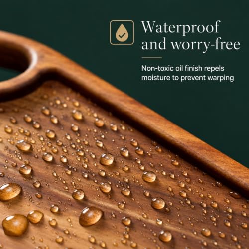 Premium Acacia Bathtub Tray 35in x 10in | Freestanding, Waterproof, Non-Toxic