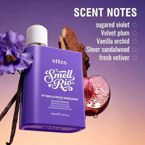 Vanilla Orchid Sandalwood 05 Perfume - Eau De Parfum 100ml Purple Fragrance