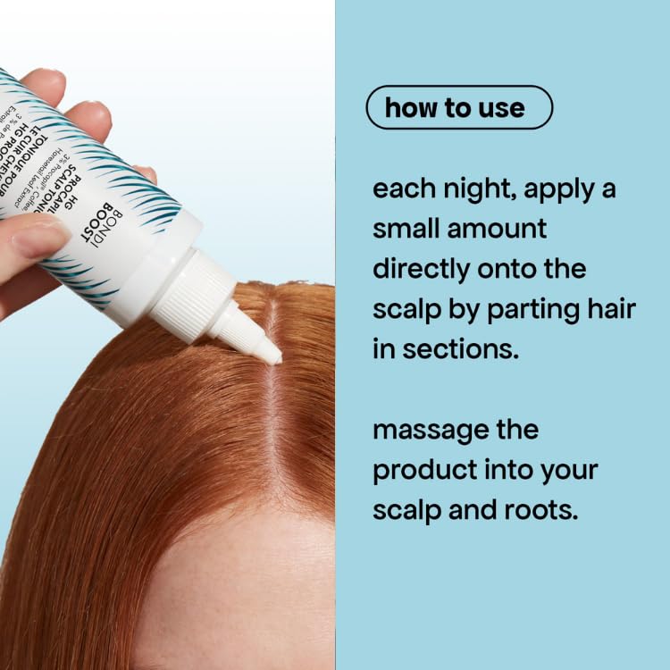 BONDIBOOST Procapil Scalp Treatment [4.23 fl oz], Daily Leave In Treatment for Thinning Hair + Anchor Hair, Scalp Serum for Thicker Hair with Procapil, Rosemary & Biotinoyl Tripeptide-1, Sulfate-Free