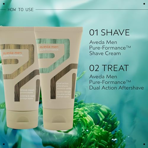 Aveda Men Pure-Formance Dual Action Aftershave & Moisturizer 2-in-1 Spearmint 97% Natural