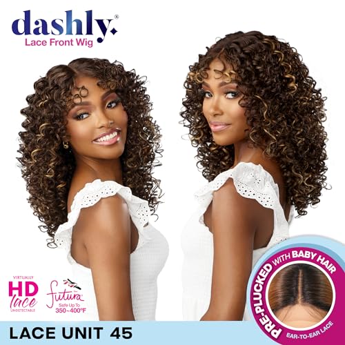 Sensationnel Dashly Lace Front Wig - Style CH27, Short & Long Styles, HD Transparent Lace, Adjustable Fit