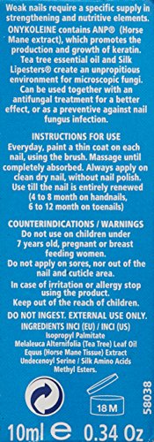 Nail Oil for Fragile Nails 0.34 Ounce Hand & Toe Nail Care