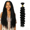 Natural Black 22 Inch Boho Braiding Hair - 40G Unprocessed Virgin Human Hair for Knotless & Crochet Styles