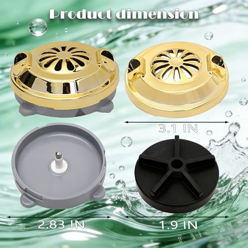 Pipeless Magnetic Jet Head predicure jet Replacement for Pedicure SPA Chair & Tubs - Fit with Foot massage parlor, hair salon, massage parlor, therapy parlor-GOLD(4 pin)