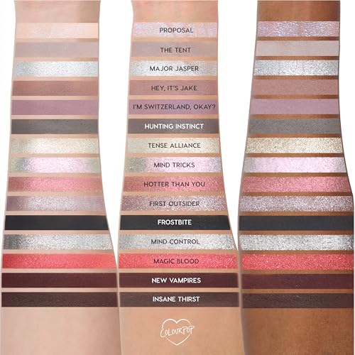 Eyeshadow Palette - 15 Matte Metallic & Glitter Shades for Bold Looks