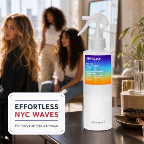 Sea Salt Hair Spray with Light Hold - Beach Wave Mist for Men & Women