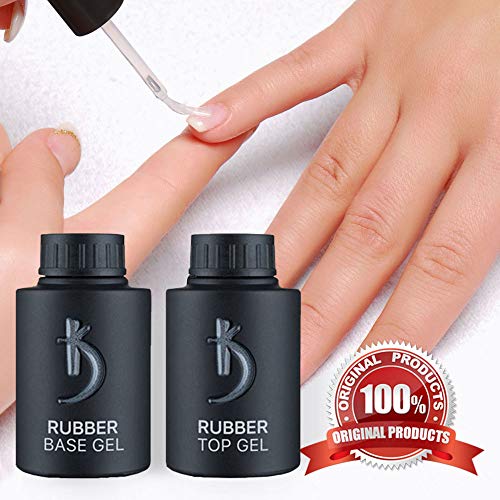 Professional Rubber Base Gel By Kodi | 35ml 1.18 oz | Soak Off, Polish Fingernails Coat Gel | For Long Lasting Nails Layer | Easy To Use, Non-Toxic & Scentless | Cure Under LED Or UV Lamp