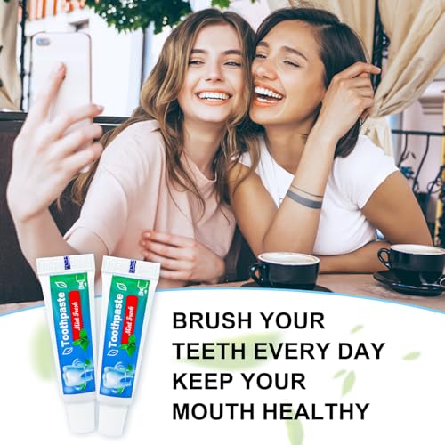 200 Pack Travel Size Toothpaste Tubes - 0.176 oz Mini Toothpaste for Hotels & Travel - Brand: HAIFOTRVA #200