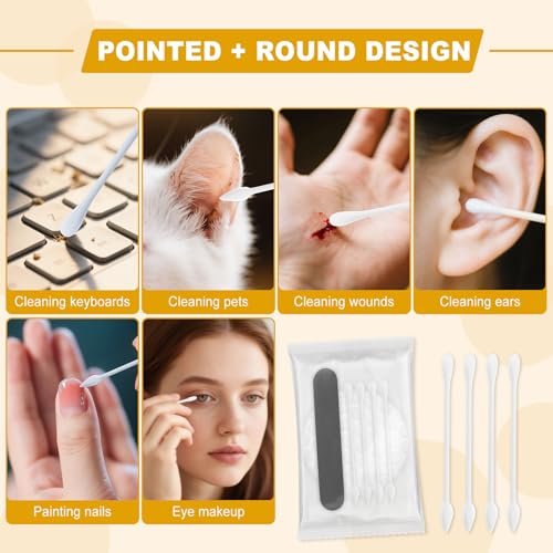 Bulk Hotel Travel Hygiene Kit with Cotton Pads & Swabs - 200 Sets - Disposable & Individually Wrapped - Hospitality & Homeless Care Supplies