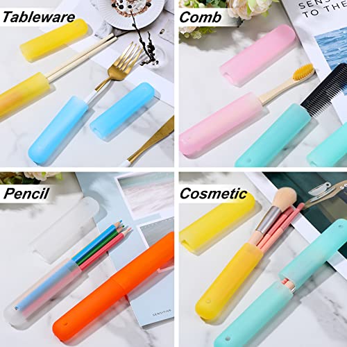 Travel Toothbrush Cases 90-Pack Assorted Colors Compact & Durable
