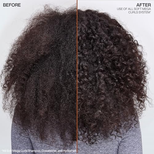Redken All Soft Mega Curls Sulfate-Free Shampoo 10.1 Fl Oz - Nourishes & Softens Dry Curly Hair