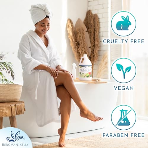 Gallon Size Tropical Waterfall Body Lotion Refill - Moisturizing Bulk Hotel Toiletries (128 fl oz) - Bergman Kelly