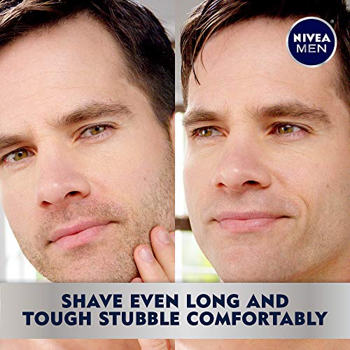 Nivea Men Sensitive Skin & Stubble Shave Gel - with Beard Softener For Men ? 7 Ounce. Can
